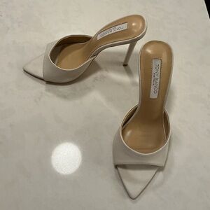 Tony Bianco Cream Pointed Heels